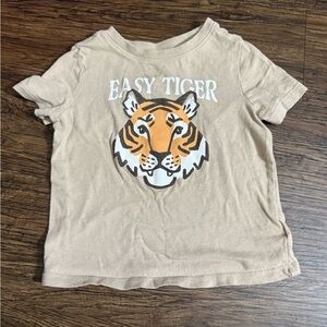 Easy Tiger Tan Kids T-Shirt